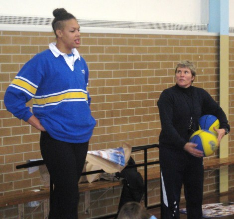 Liz Cambage Visit